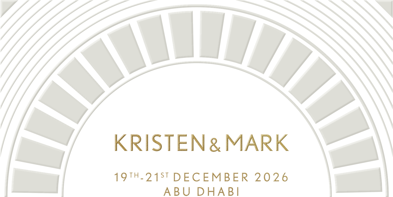 Kristen & Mark, 19th&ndash;21st December 2026, Abu Dhabi